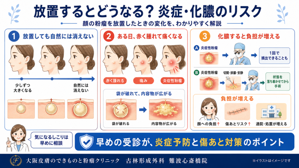 放置したらどうなる？炎症と化膿について